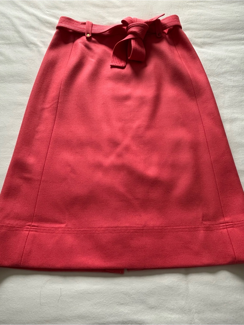 NWOT! RARE! J.Crew Double-Serge Wool Pencil Skirt With Adjustable Tie Belt